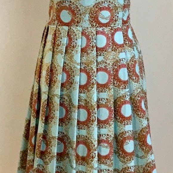 SOLD! VINTAGE SPRING/SUMMER FIT & FLARE DRESS - Picture 5 of 7